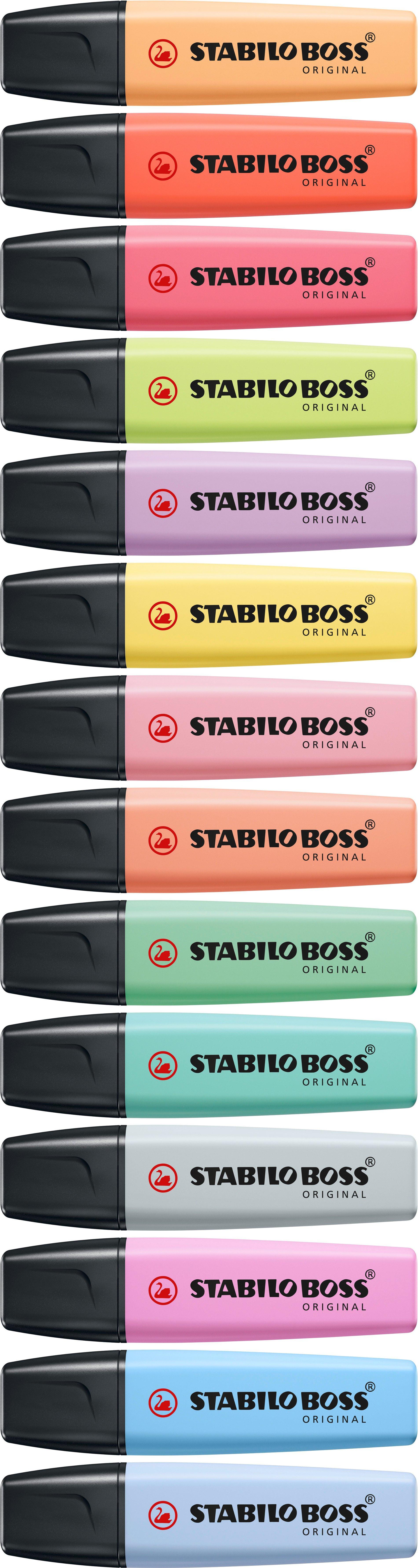 STABILO  STABILO Boss Original Pastel marqueur 1 pièce(s) Pointe biseautée Rose 