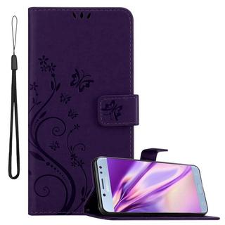 Cadorabo  Hülle für Samsung Galaxy J5 2017 Blumen Design Magnetverschluss 