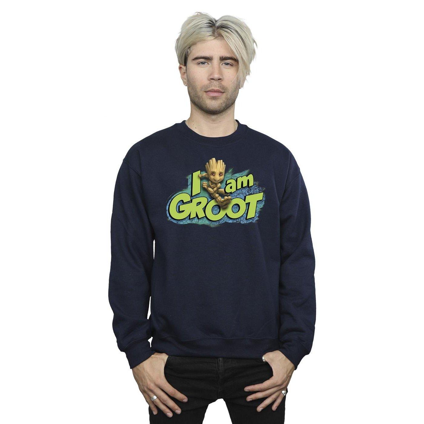 MARVEL  Guardians Of The Galaxy I Am Groot Sweatshirt 