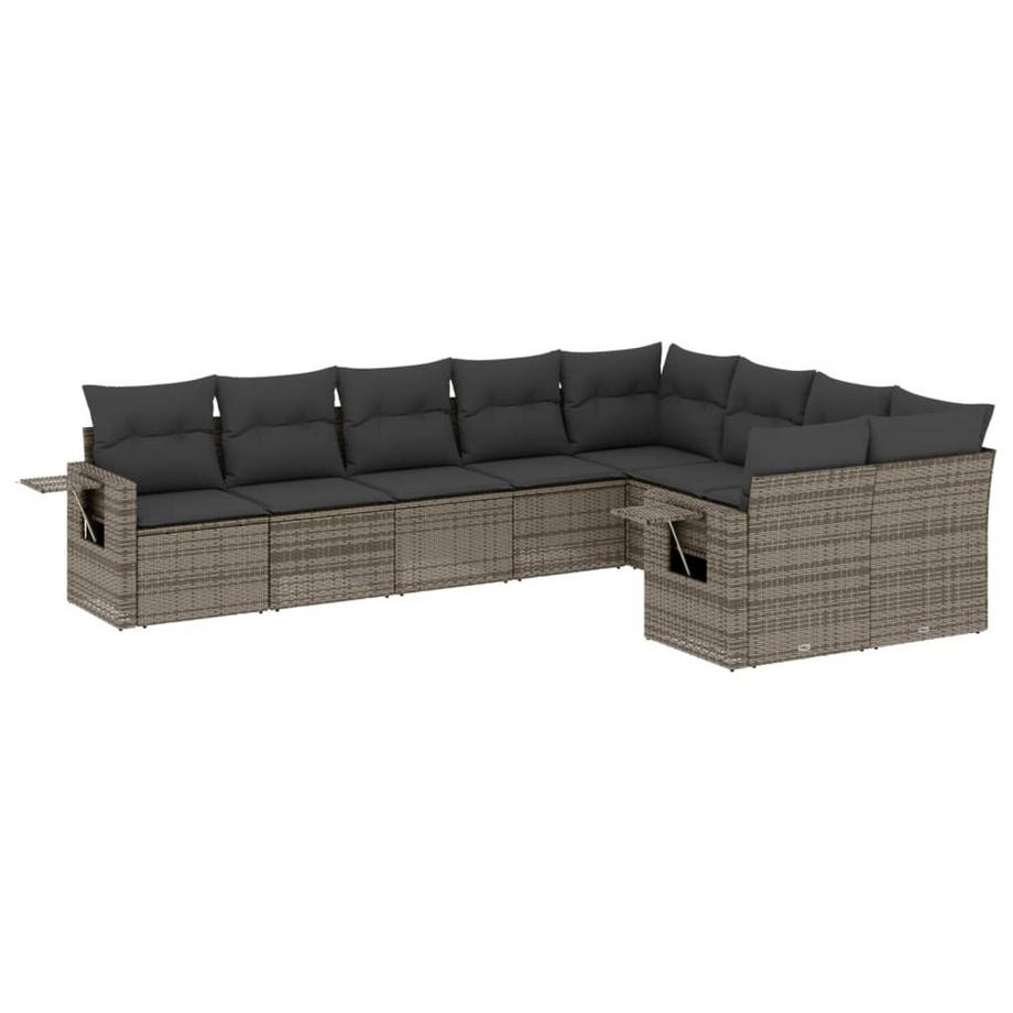 set divano da giardino Polirattan