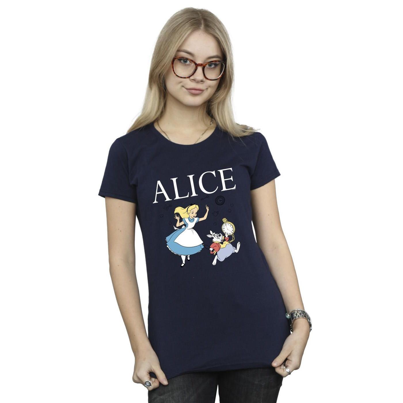 Disney  Tshirt ALICE IN WONDERLAND FOLLOW THE RABBIT 