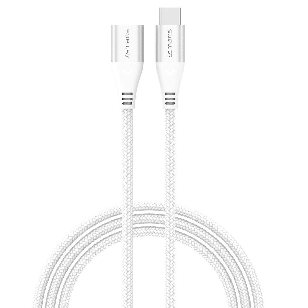 4smarts  496688 cavo USB 1,5 m USB 2.0 USB C Argento, Bianco 