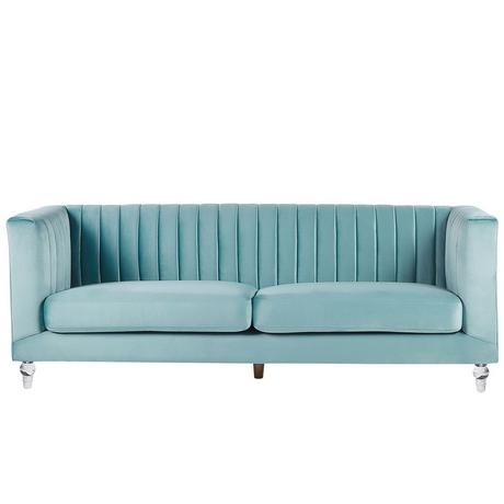 Beliani 3 Sitzer Sofa aus Samtstoff Modern ARVIKA  