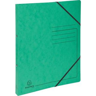 Exacompta EXACOMPTA Ringhefter 2.0cm 542553E grün, Gummiband, 2-Ring A4  