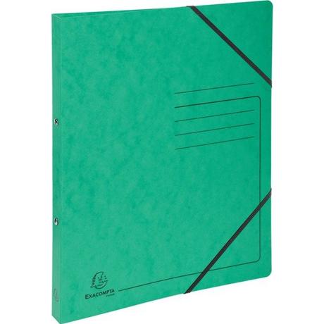 Exacompta EXACOMPTA Ringhefter 2.0cm 542553E grün, Gummiband, 2-Ring A4  