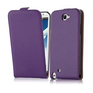 Cadorabo  Housse compatible avec Samsung Galaxy NOTE 2 - Coque de protection au design flip en similicuir lisse 