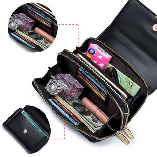 Only-bags.store PU Leder Crossbody Umhängetasche Passport Handytasche mit Kartenschlitz Verstellbarer abnehmbarer Schulterriemen PU Leder Crossbody Umhängetasche Passport Handytasche mit Kartenschlitz Verstellbarer abnehmbarer Schulterriemen 