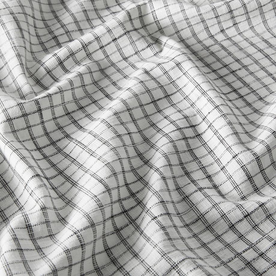 La Redoute Intérieurs  Rideau coton oeillets motif carreaux 