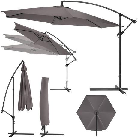 Tectake ombrellone 350 cm  