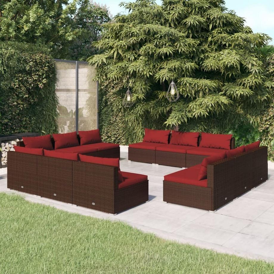 VidaXL Garten-lounge-set poly-rattan  