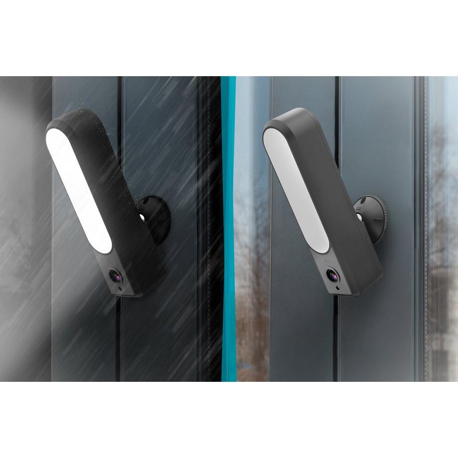 Digitus  Digitus Smarte Full HD-Außenkamera mit LED-Flutlicht, WLAN + Sprachsteuerung 