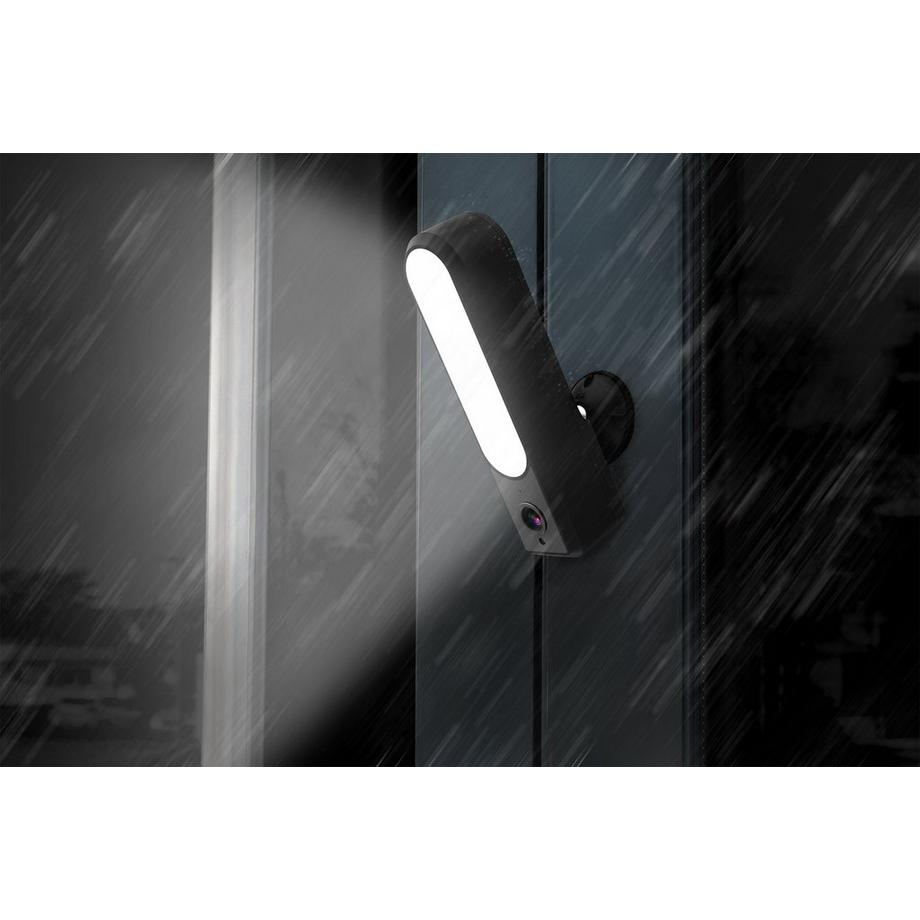 Digitus  Digitus Smarte Full HD-Außenkamera mit LED-Flutlicht, WLAN + Sprachsteuerung 