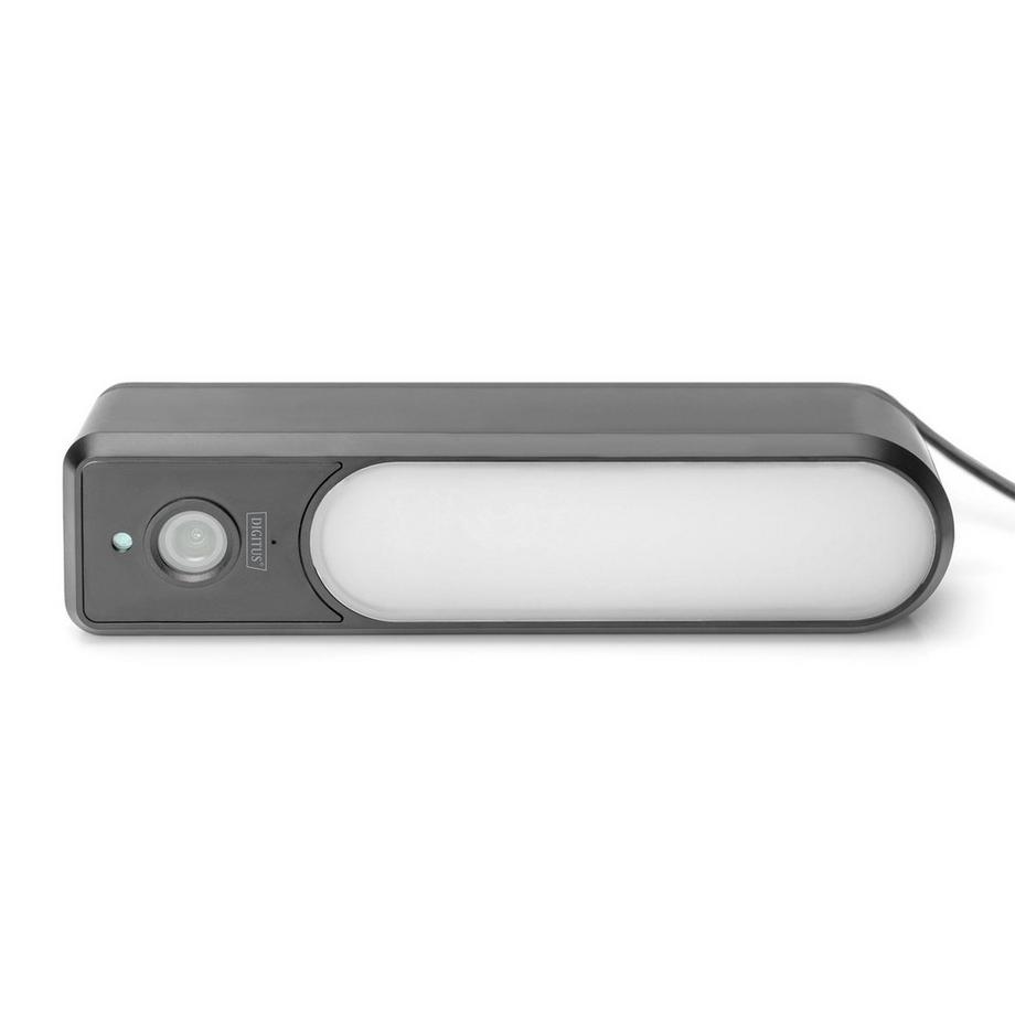Digitus  Digitus Smarte Full HD-Außenkamera mit LED-Flutlicht, WLAN + Sprachsteuerung 