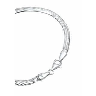 Kuzzoi  Bracelet Flach Elegant Schlangenkette Fischgräte 925 Silber 