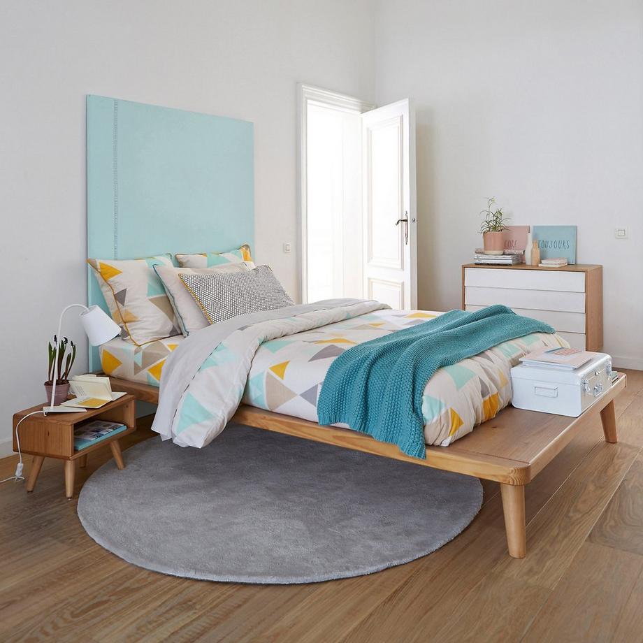 La Redoute Intérieurs Bett Jimi mit Ablage + Lattenrost  