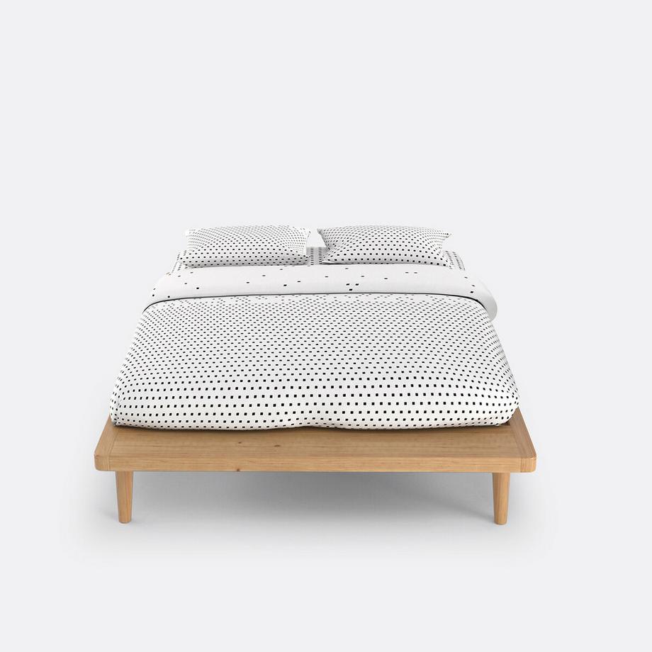 La Redoute Intérieurs Bett Jimi mit Ablage + Lattenrost  