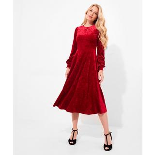 Joe Browns  Robe Midi Velours Manches Volume 