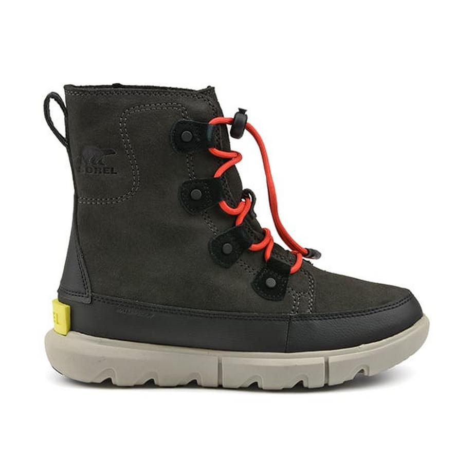SOREL Youth Explorer Lace WP Suede Bottes  