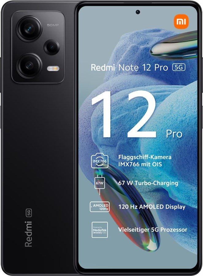 XIAOMI  Redmi Note 12 Pro 5G 128GB midnight black 