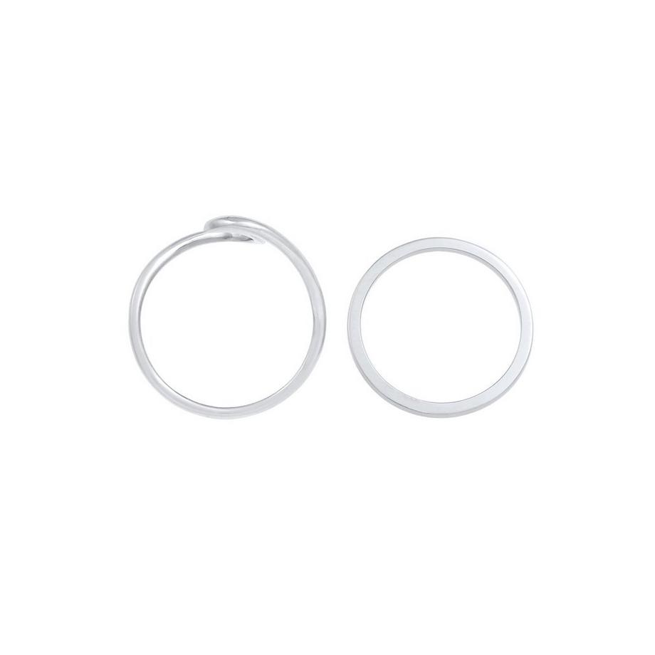 Elli  Bague Ensemble De 2 Vague 