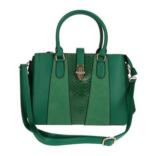 Gallantry  Borsa con stampa serpente verde 