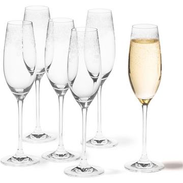 Sektglas Chateau 200 ml, 6 Stück, Transparent 