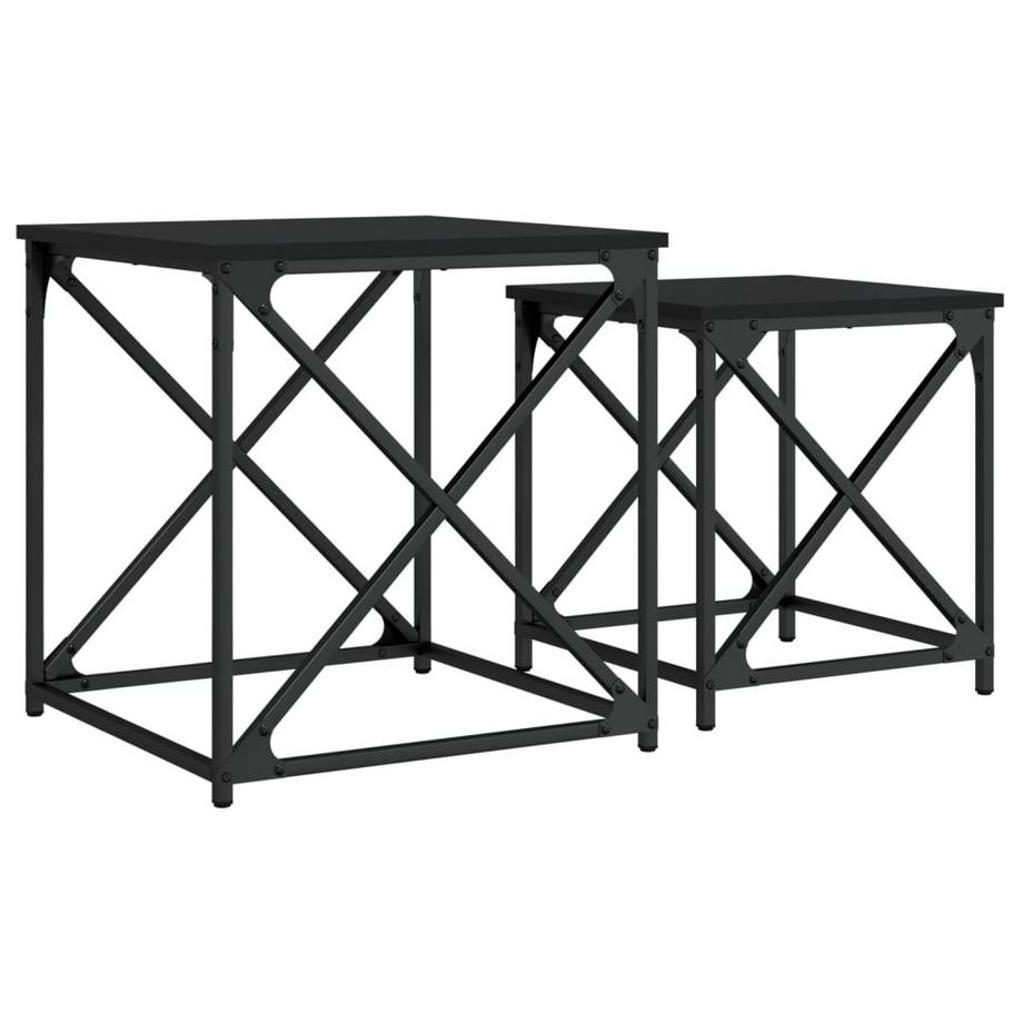 Table basse gigogne bois d'ingénierie
