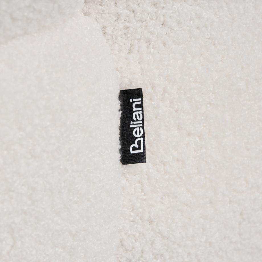 Beliani Pouf aus Bouclé Minimalistisch CALIENTE  