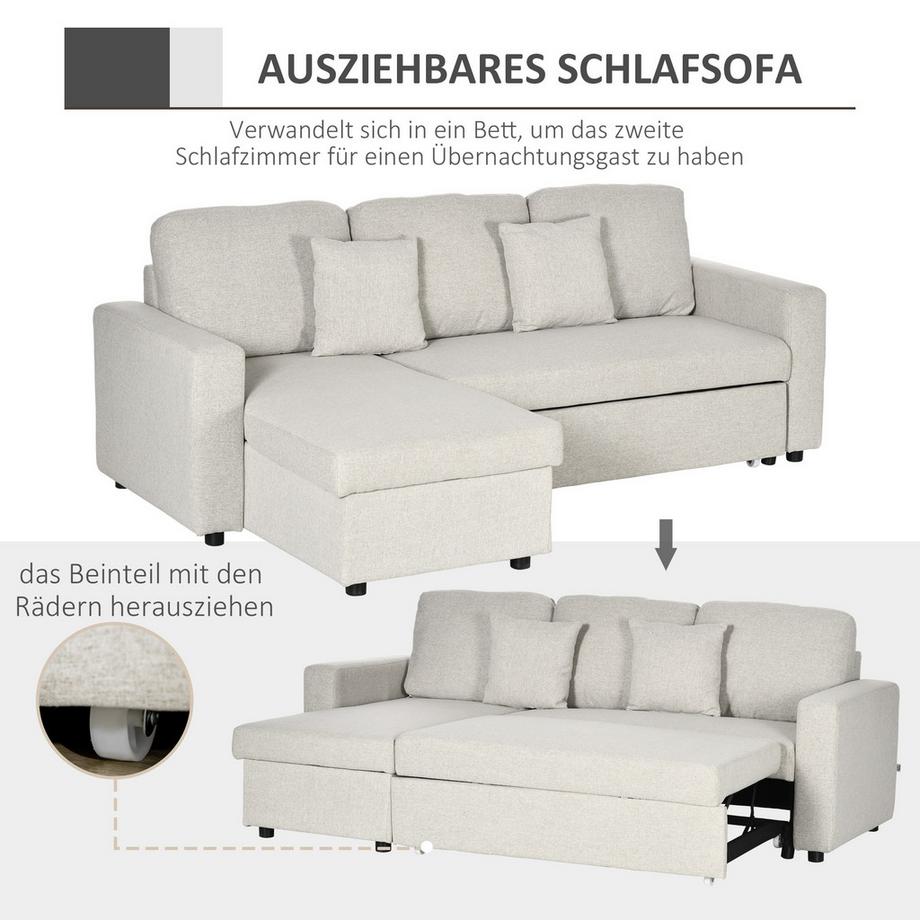 HOMCOM Ecksofa  