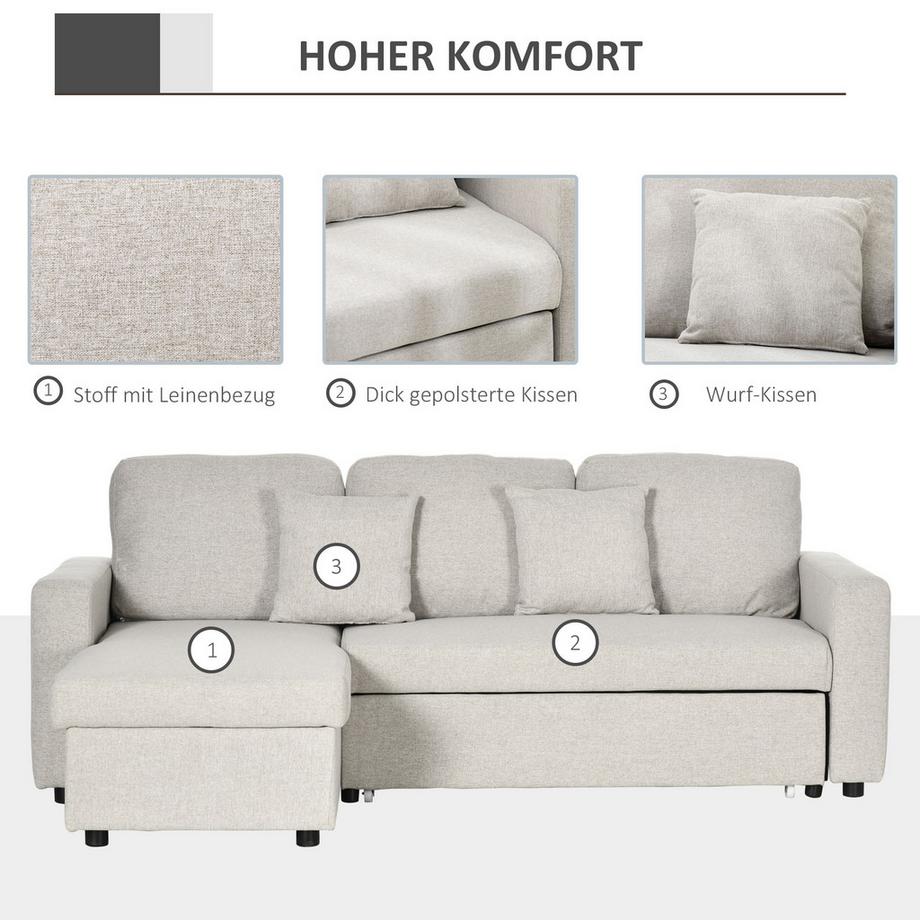 HOMCOM Ecksofa  