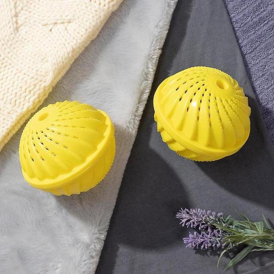 InnovaGoods  2x Wäschebälle mit Keramikperlen 