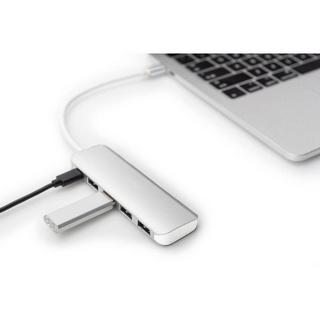 Digitus  4+1 Port USB 3.2 Gen 1-Hub (USB 3.0) mit Schnellladeport, mit USB-C® Stecker, mit A 