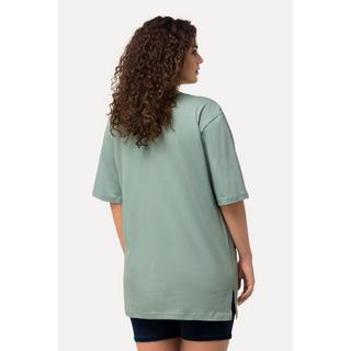 Ulla Popken  T-Shirt, V-Ausschnitt, Relaxed, Halbarm 