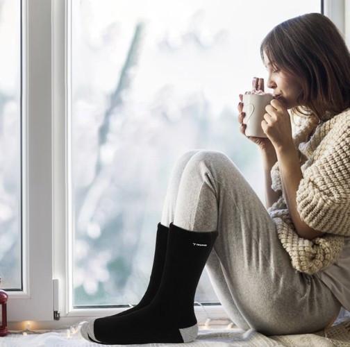 Trizand 19549 Elektrisch beheizte Socken  