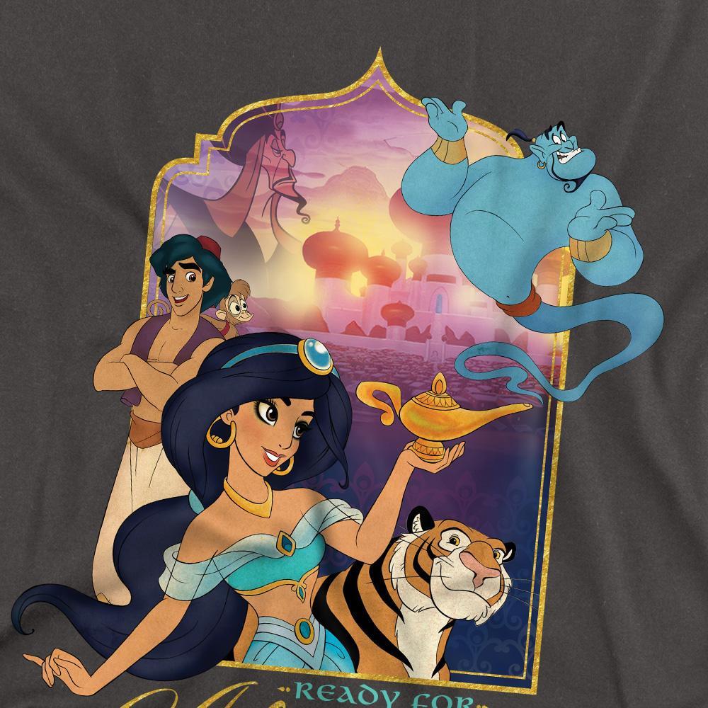 Aladdin Are Ready For Adventure T-Shirt Maniche Lunghe  
