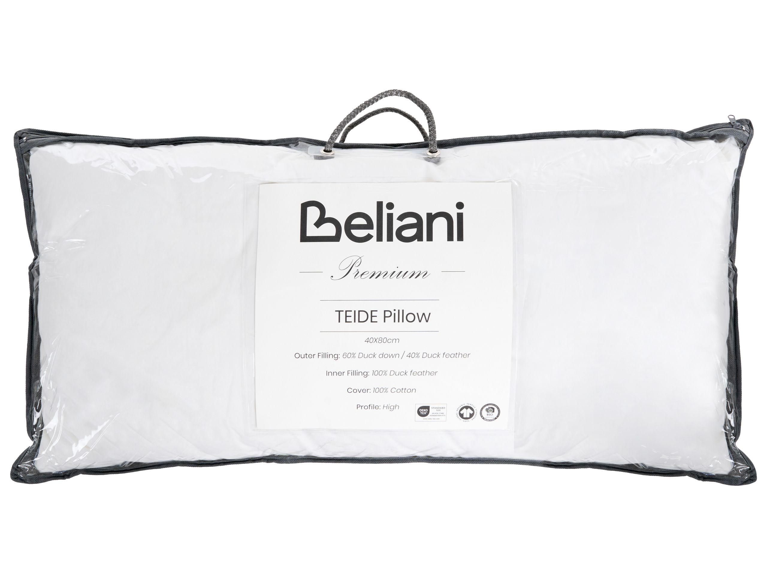 Beliani TEIDE Oreiller 3 Compartiments Coton  