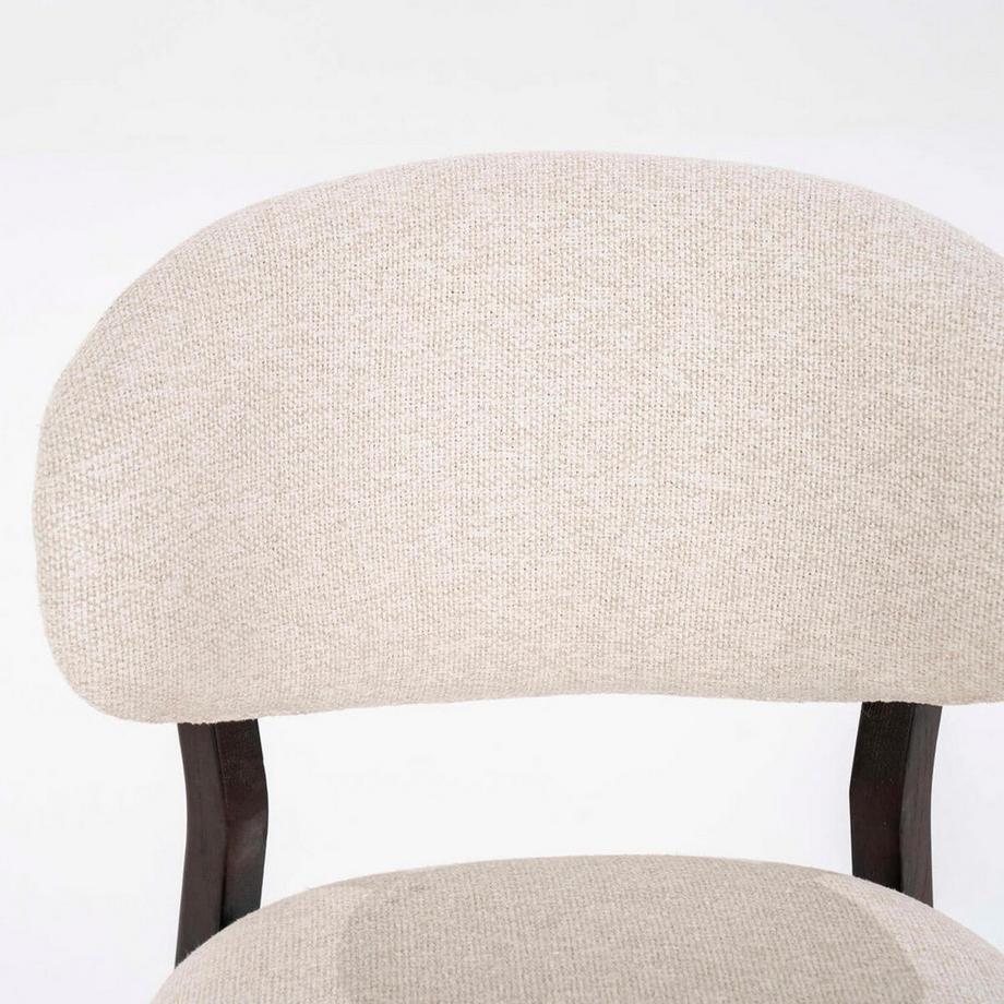 mutoni Chaise Mikky marron - Moon beige  