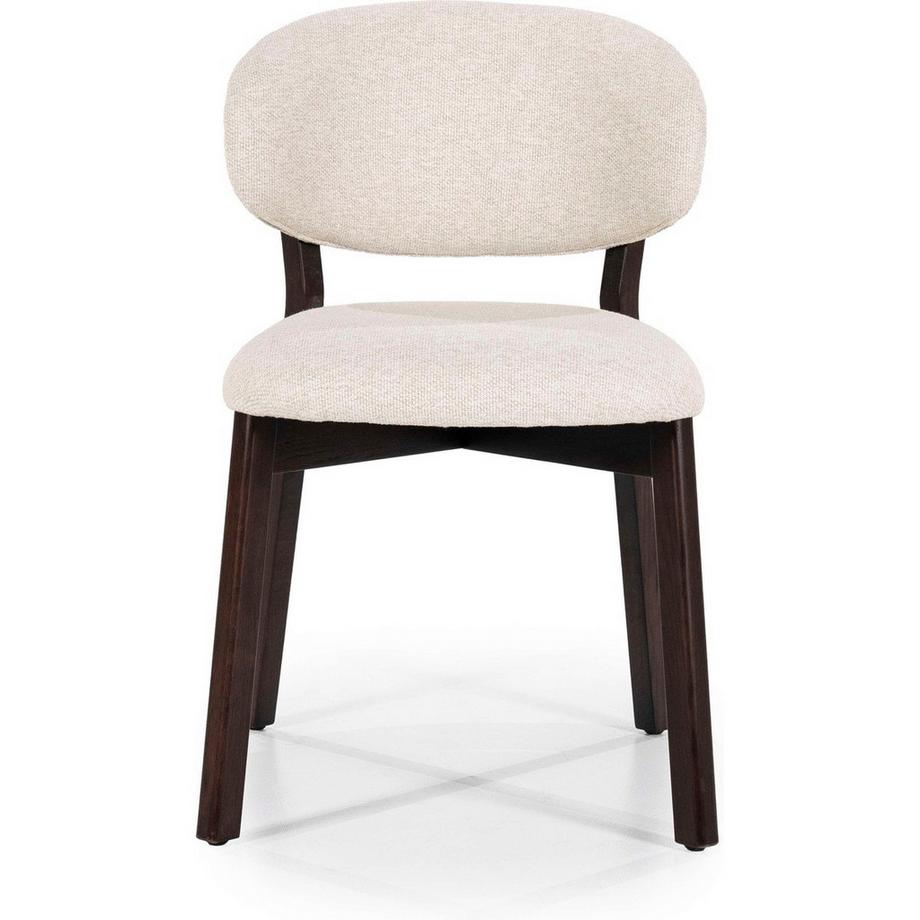 mutoni Chaise Mikky marron - Moon beige  