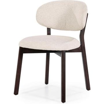 Chaise Mikky marron - Moon beige