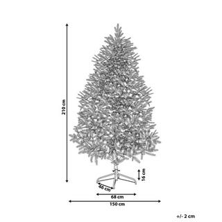 Beliani Albero di Natale artificiale en PVC Moderno FARNHAM  