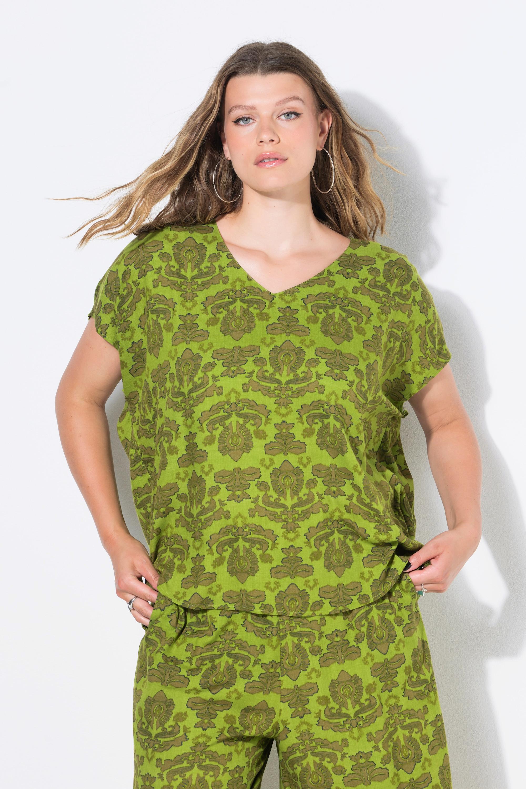 Studio Untold Blouse Chemise Oversize Imprimé Cachemire  