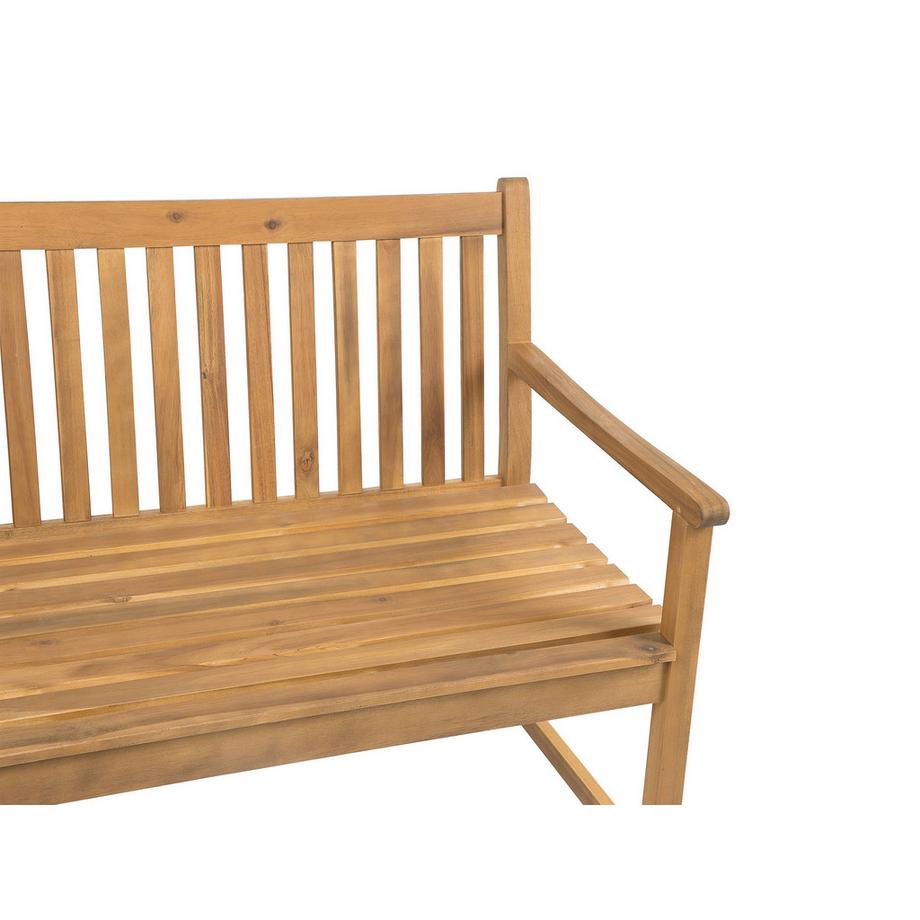 Beliani Panchina da giardino en Legno d'acacia certificato FSC® Classico VIVARA  