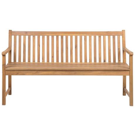 Beliani Banc de jardin en Bois d'acacia certifié FSC® Traditionnel VIVARA  