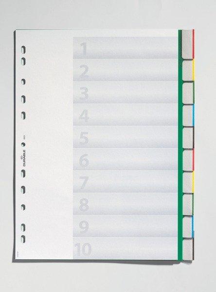 DURABLE DURABLE Register grün A4  10-teilig  