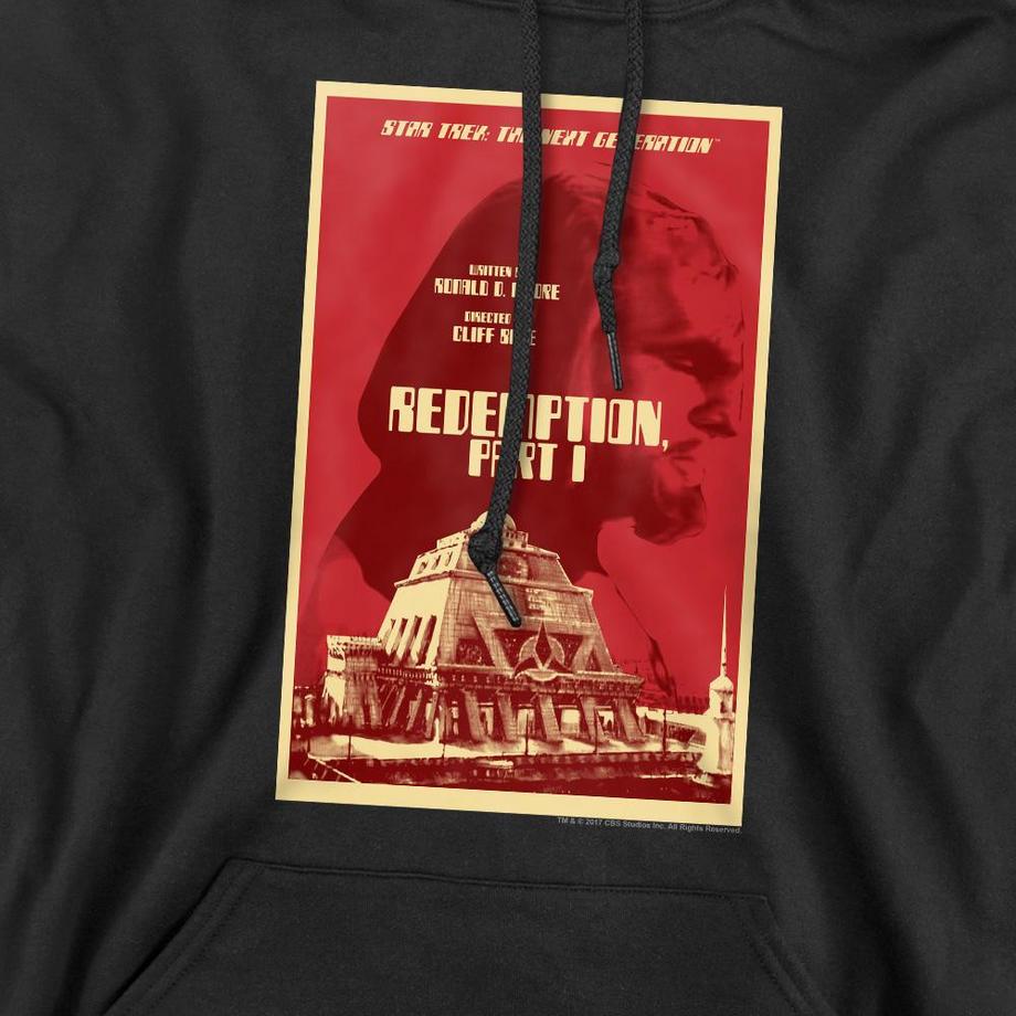 Star Trek The Next Generation Season 4 Episode 26 Felpa con cappuccio  