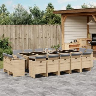 VidaXL Garten essgruppe poly-rattan  