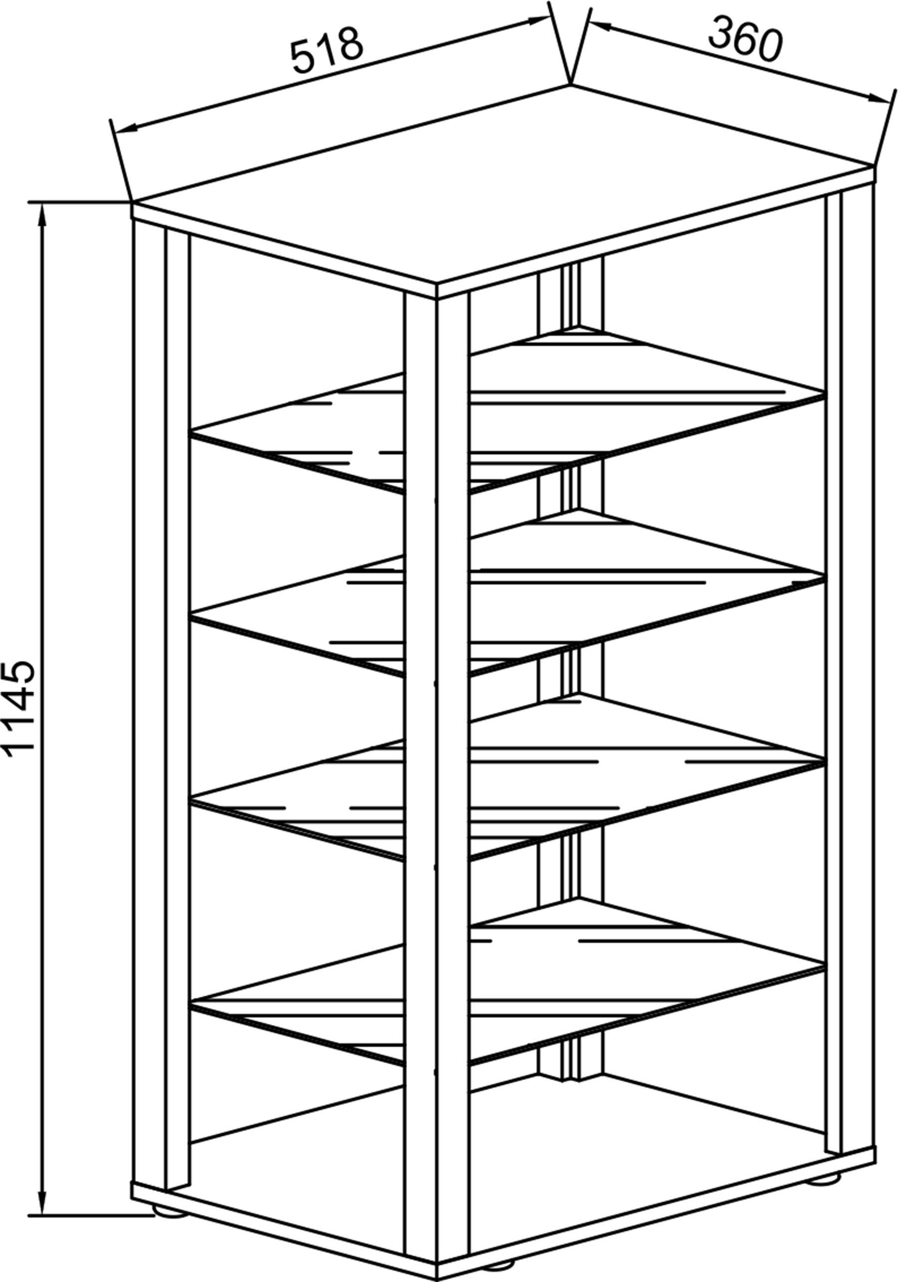 VCM Holz Glas Vitrine Sammelvitrine Glasvitrine Schaukasten Standvitrine Glasol lV  