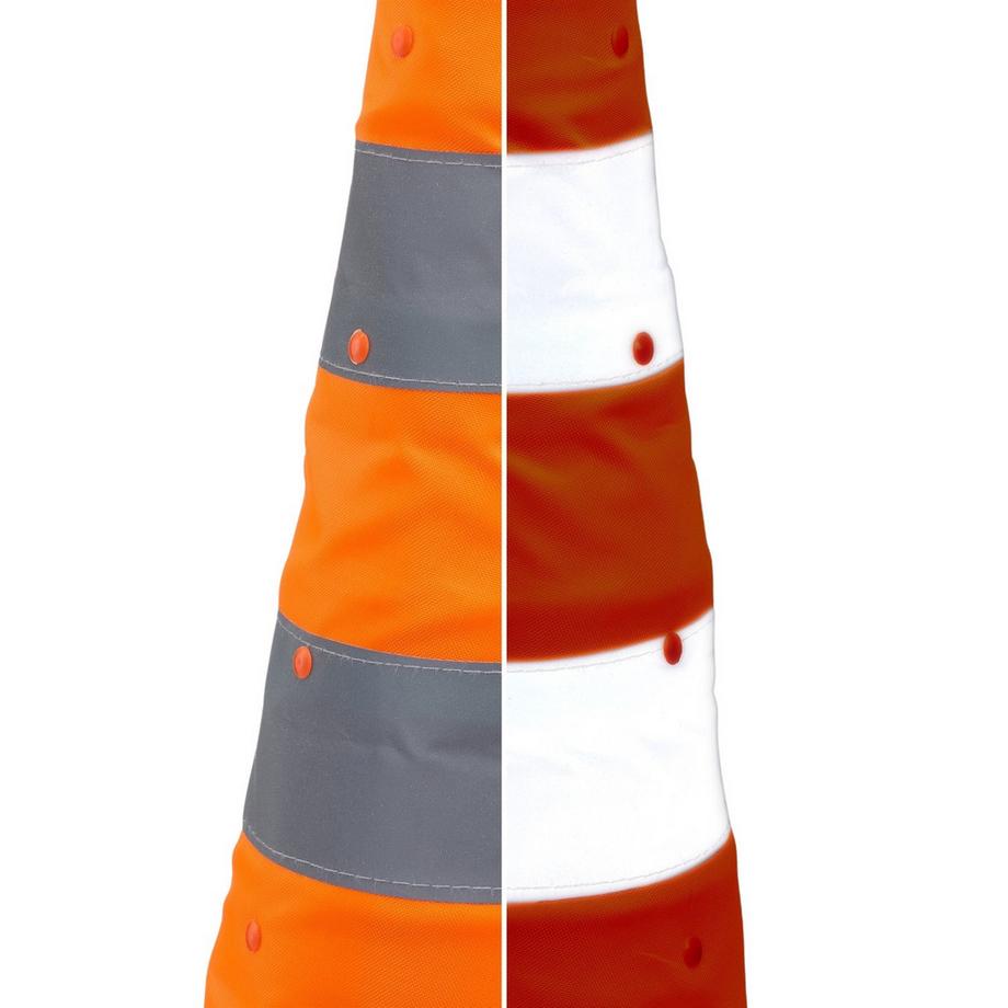 Northix Cônes pliables 70 cm en pack de 4  