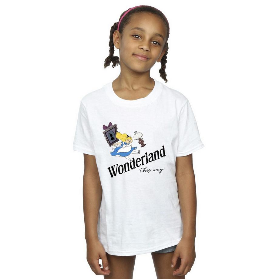 Disney  Alice In Wonderland This Way TShirt 