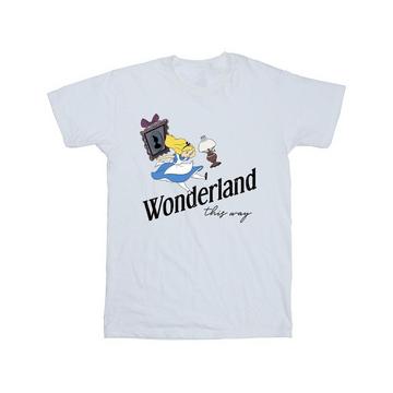 Tshirt ALICE IN WONDERLAND THIS WAY